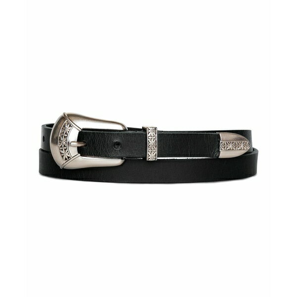 ラッキーブランド レディース ベルト アクセサリー Women's Western Hardware Leather Pant Belt Black