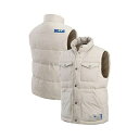 ファナティクス メンズ ジャケット&ブルゾン アウター Men's Cream Buffalo Bills Puffer Full-Snap Vest Cream