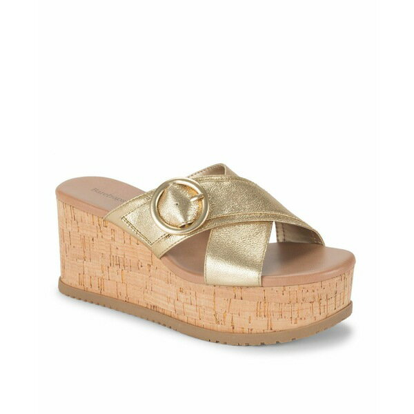 ベアトラップス レディース サンダル シューズ Women's Sydney Wedge Sandals Gold