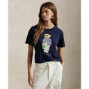 ラルフローレン レディース カットソー トップス Women's Polo Bear Cotton Jersey Tee New Navy(4)
