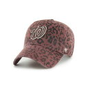 47ブランド レディース 帽子 アクセサリー Women's Brown Washington Nationals Tawny Clean Up Adjustable Hat Brown(4)
