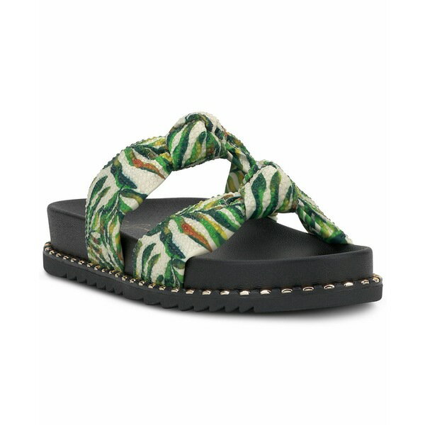 ジェシカシンプソン レディース サンダル シューズ Women's Caralyna Rhinestone Knotted Footbed Sand..