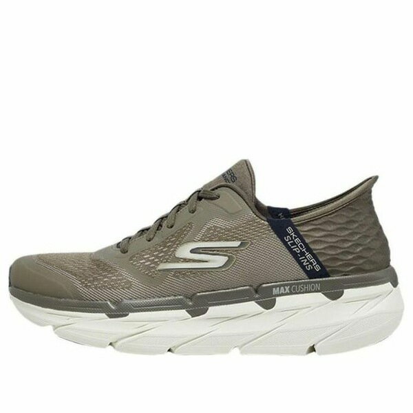 Skechers スケッチャーズ メンズ スニーカー 【Skechers Max Cushioning Premier Shoes 'Tan Olive Green' 220313-TPE】 サイズ US_8(26.0cm)