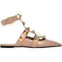 Valentino ヴァレンティノ レディース スニーカー 【Valentino Garavani Roman Stud Calfskin Low Ballet...