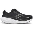 Saucony サッカニー レディース スニーカー 【Saucony Guide 18 Black White (Women's)】 サイズ US_W_12 Black/White(4)
