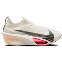 Nike ナイキ レディース スニーカー 【Nike Air Zoom Alphafly Next% 3 Sail Crimson Tint (Women's)...