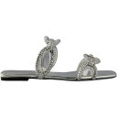 Valentino ヴァレンティノ レディース スニーカー 【Valentino Chain Embellished Slip-On Sandals Silve...