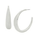 ロバート・リー・モーリス・ソーホー レディース ピアス＆イヤリング アクセサリー Sculpted Hoop Earrings Silver