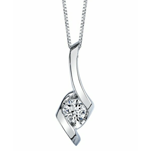 ZC[ fB[X lbNXE`[J[Ey_ggbv ANZT[ Diamond (1/5 ct. t.w.) Pendant in 14k White, Yellow or Rose Gold White Gold