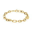 トミー ヒルフィガー レディース ブレスレット・バングル・アンクレット アクセサリー Women's Stainless Steel Chain Bracelet Gold