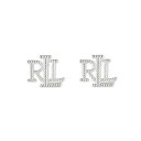 ラルフローレン レディース ピアス＆イヤリング アクセサリー Sterling Silver LRL Logo Stud Earring Sterling Silver