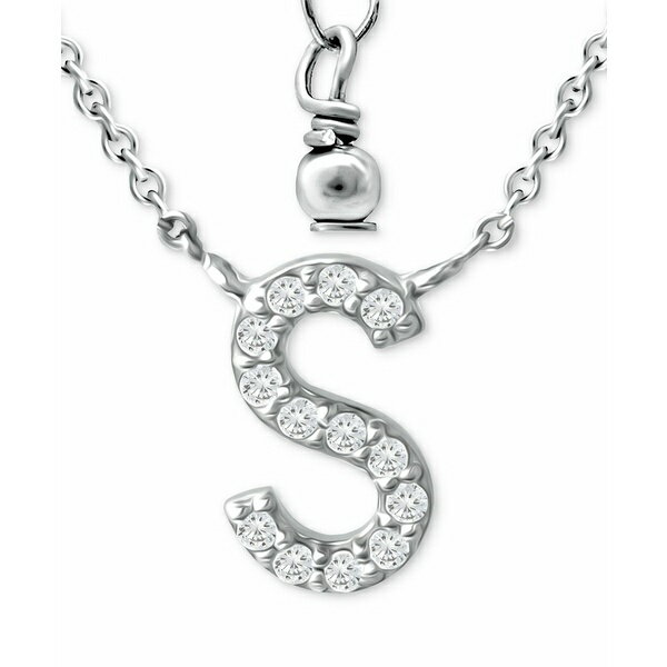 Wj xj[j fB[X lbNXE`[J[Ey_ggbv ANZT[ Cubic Zirconia Initial Pendant Necklace, 16