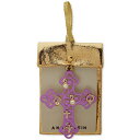 ANC fB[X sAXCO ANZT[ Purple Cross Ornament & Gold-Tone 3-Pc. Earrings Set Crystal