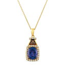 @ fB[X lbNXE`[J[Ey_ggbv ANZT[ Blueberry Tanzanite (2 ct. t.w.) & Diamond (1/3 ct. t.w.) 18