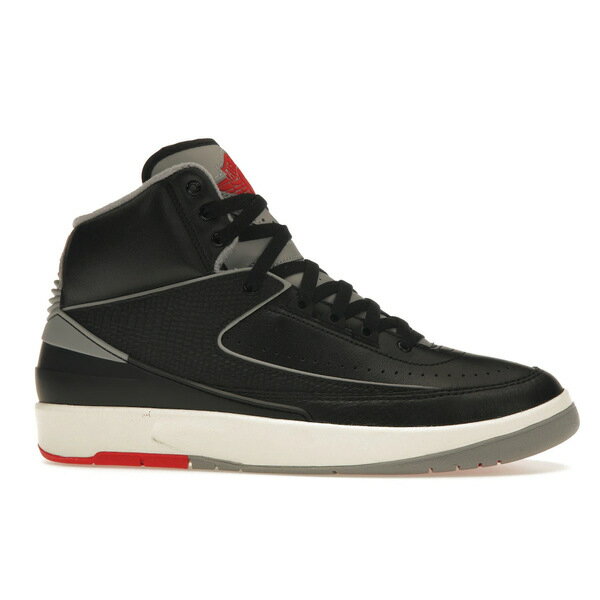 Jordan ジョーダン メンズ スニーカー 【Jordan 2 Retro Black Cement】 サイズ US_12.5(30.5cm) Black/Cement Grey/Fire Red/Sail