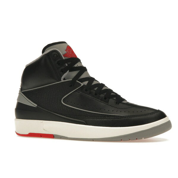 Jordan ジョーダン メンズ スニーカー 【Jordan 2 Retro Black Cement】 サイズ US_12.5(30.5cm) Black/Cement Grey/Fire Red/Sail