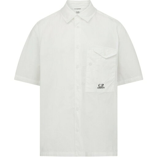 シーピーカンパニー メンズ シャツ トップス Short Sleeve Poplin Shirt シーピーカンパニー メンズ シャツ トップス Short Sleeve Poplin Shirt