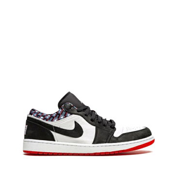 ジョーダン メンズ シューズ Air Jordan 1 Low Q54 スニーカー WHITE/BLACK-UNIVERSITY RED