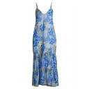 ペイクソト レディース ワンピース トップス Parker Printed Midi Dress campo azul