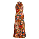 アストール レディース ワンピース トップス Talitha Floral Midi-Dress rust pink floral