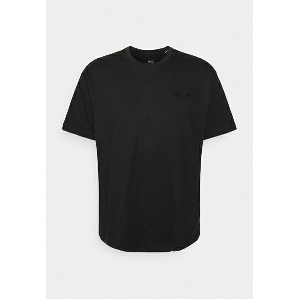 アディダス メンズ Tシャツ トップス Print T-shirt - black