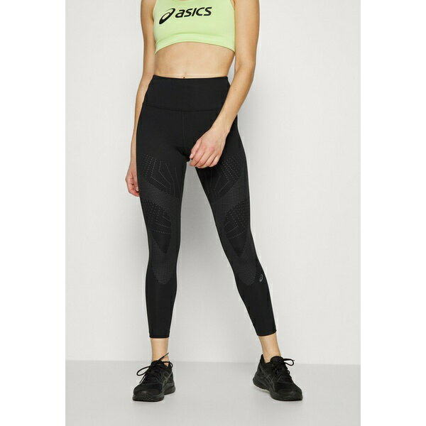 アシックス レディース カジュアルパンツ ボトムス ROAD BALANCE - Leggings - performance black/graphite grey