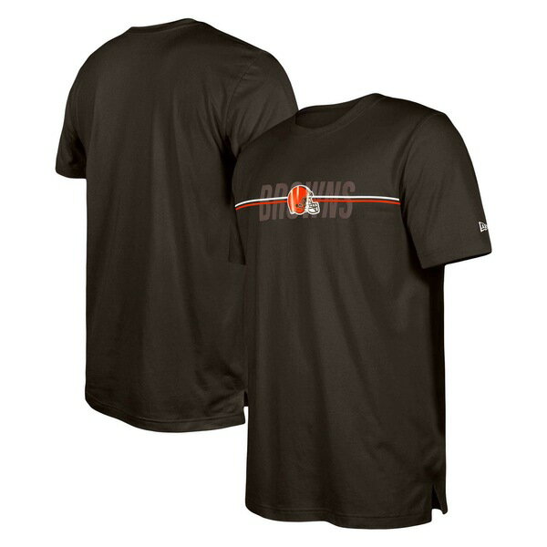 ˥塼  T ȥåץ Cleveland Browns New Era 2023 NFL Training Camp TShirt Brown