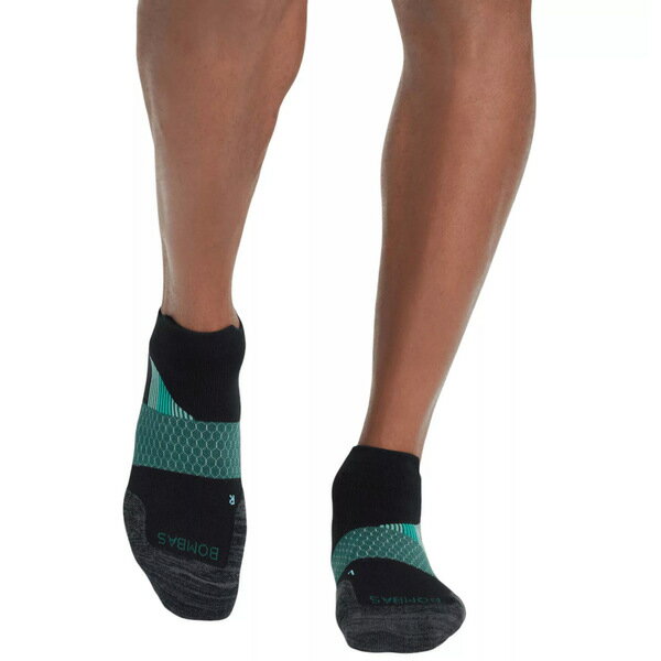 ܥХ    Bombas Unisex Performance Running Ankle Socks Blac...