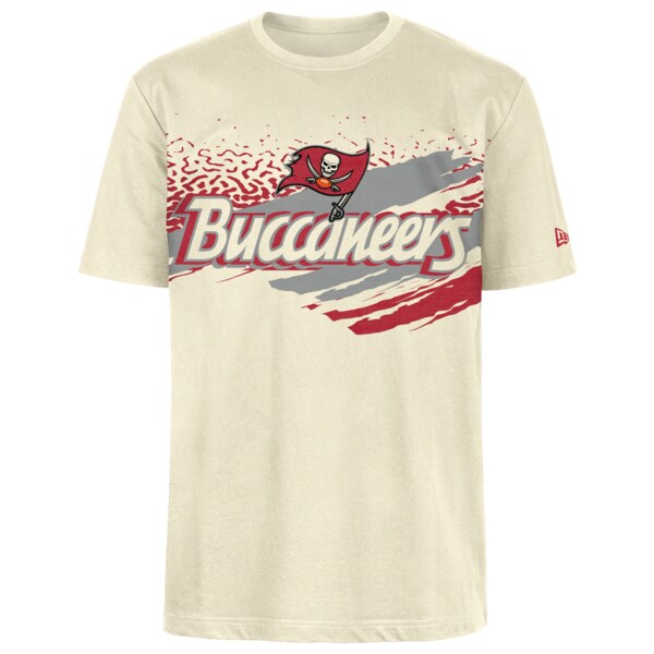 ニューエラ メンズ Tシャツ トップス New Era Buccaneers Fitted Short Sleeve T-Shirt Tan/Multi