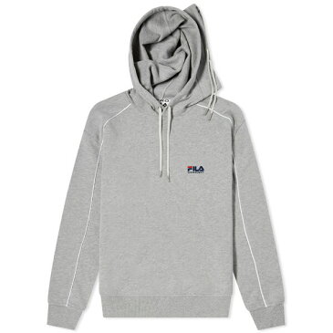 ワイプロジェクト レディース パーカー・スウェットシャツ アウター Y/Project x Fila Double Neck Hoody Grey