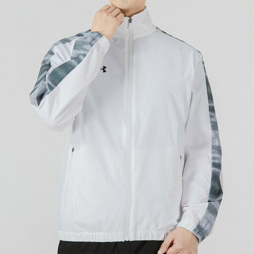 Under Armour アンダーアーマー メンズ スニーカー 【Under Armour Sportstyle Woven Full Zip Jacket 'White' 22500401-100】 サイズ US_M_M