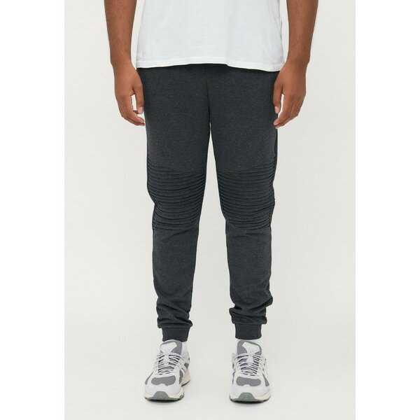 ピア ワン メンズ カジュアルパンツ ボトムス Tracksuit bottoms - dark grey melange