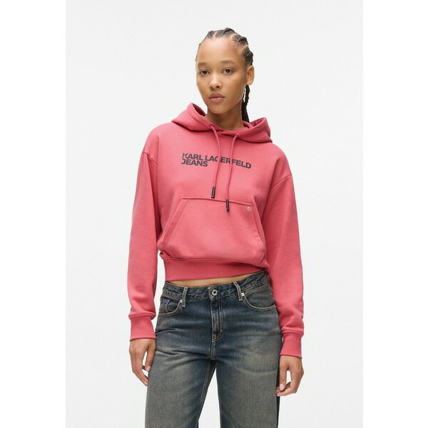 カール ラガーフェルド ジーンズ レディース パーカー・スウェットシャツ アウター LOGO - Sweatshirt - slate rose