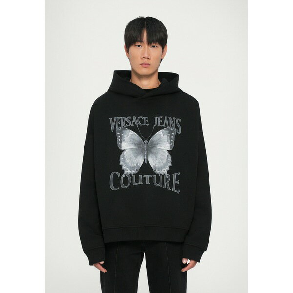 ベルサーチ メンズ パーカー・スウェットシャツ アウター LOGO - Sweatshirt - black