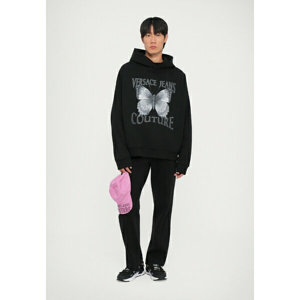 ベルサーチ メンズ パーカー・スウェットシャツ アウター LOGO - Sweatshirt - black