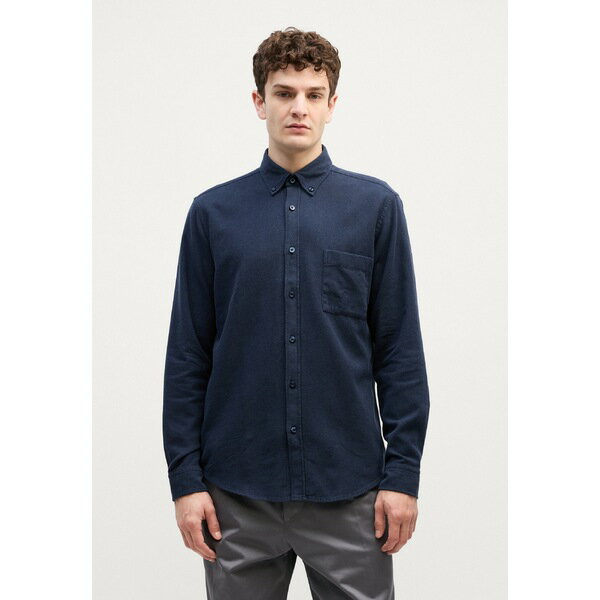 ボス メンズ シャツ トップス RICKERT - Shirt - dark blue