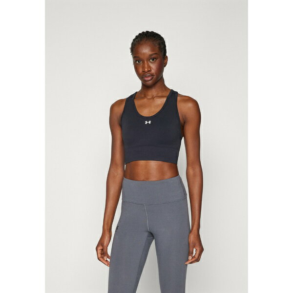 アンダーアーマー レディース フィットネス スポーツ VANISH SEAMLESS MID - Medium support sports bra - black/white