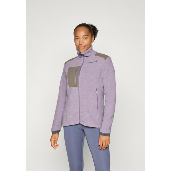 ノローナ レディース パーカー・スウェットシャツ アウター TROLLVEGGEN JACKET - Fleece jacket - pur..