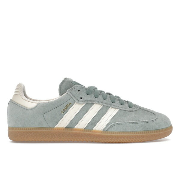 adidas アディダス メンズ スニーカー 【adidas Samba Silver Green Wonder White】 サイズ US_M_13 Silver Green/Wonder White/Gold Metallic