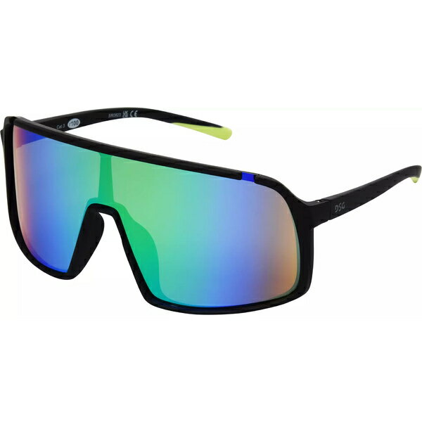 DSG  󥰥饹 ꡼ DSG Full Rim Shield Sunglasses Black/Blue G...