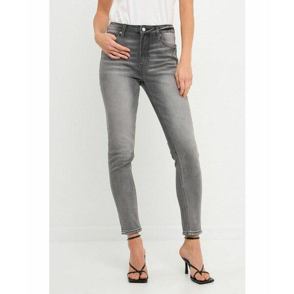 イングリッシュファクトリー レディース デニムパンツ ボトムス Women's Midi Rise Skinny Jeans Grey