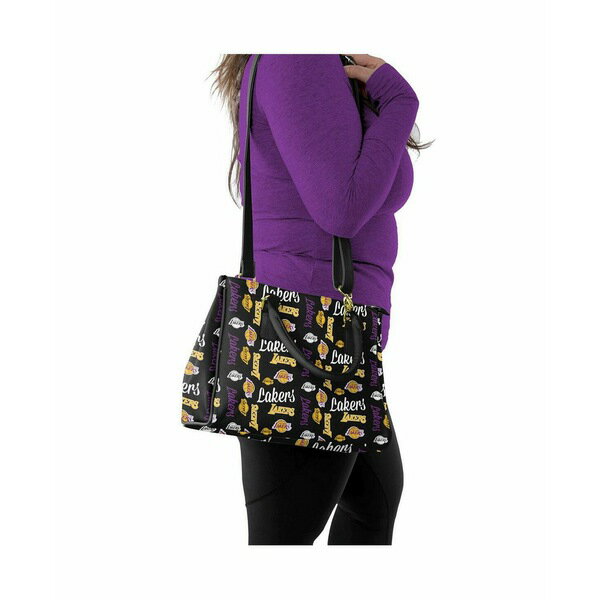 ブルックリン フォコ レディース トートバッグ バッグ Los Angeles Lakers Repeat Brooklyn Tote Black