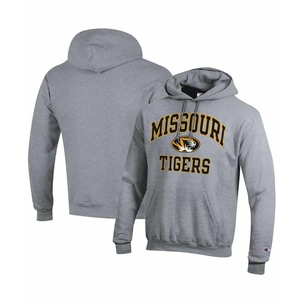 チャンピオン レディース パーカー・スウェットシャツ アウター Men's Heather Gray Missouri Tigers H..