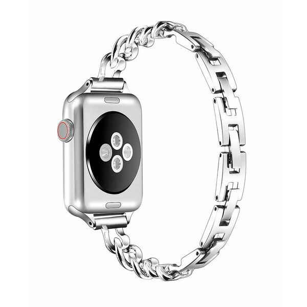 ポッシュ テック レディース 腕時計 アクセサリー Unisex Skinny Nikki Stainless Steel Chain-Link Band for Apple Watch Size- 42mm, 44mm, 45mm, 49mm Silver
