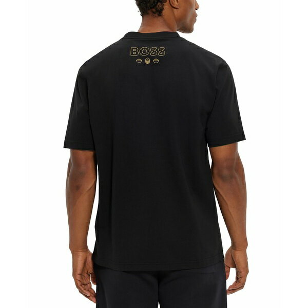 楽天astyヒューゴボス メンズ Tシャツ トップス Men's BOSS x NFL Pittsburg Steelers T-shirt Charcoal