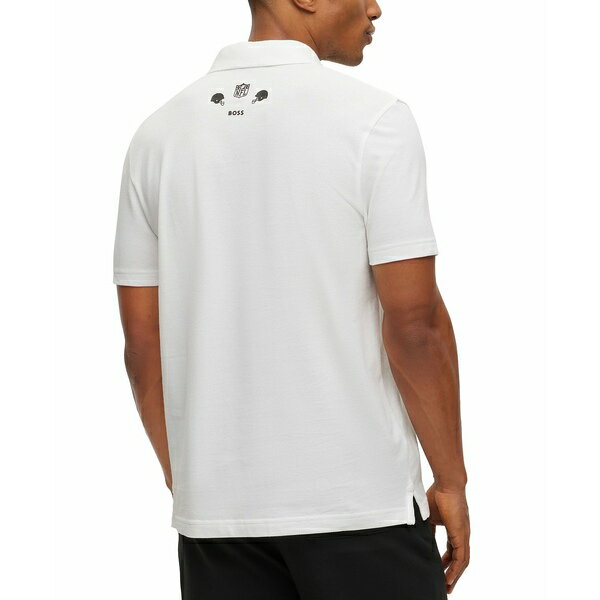 楽天astyヒューゴボス メンズ シャツ トップス BOSS by Hugo Boss x NFL Men's Polo Shirt Collection Miami Dolphins - White