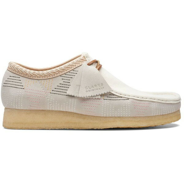 Clarks クラークス メンズ スニーカー 【Clarks Originals Wallabee】 サイズ US_7(25.0cm) Off White Hairy