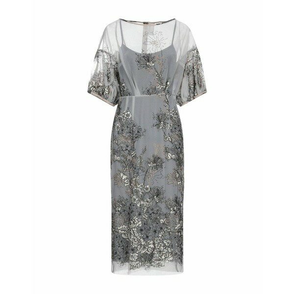 【送料無料】 アントニオ・マラス レディース ワンピース トップス Midi dresses Light grey