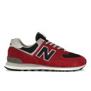 New Balance ニューバランス メンズ スニーカー 【New Balance 574 Red Navy】 サイズ US_8(26.0cm) Red/Navy(4)