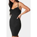 ベベ レディース ワンピース トップス Women 039 s Bandage Mini Dress Black